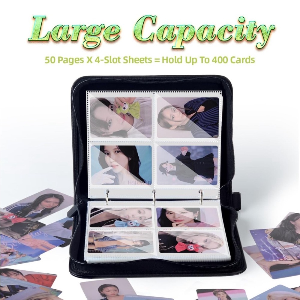 Kpop Twice Trading PhotoCard Binder 400 Photocard Holder Book with Sleeves - Picture 4 of 7